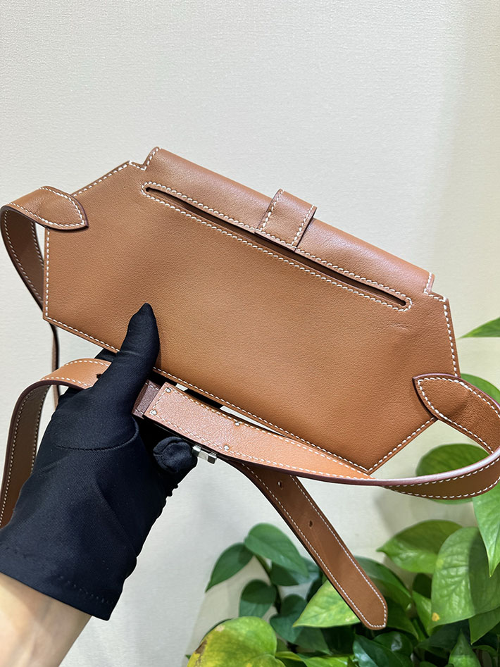 エルメス エラン ポケット 24の通販 HERMES エラン ポケット 24 ゴールド スイフト シルバー金具 2632665 エルメス ボディバッグ - 画像 (5)