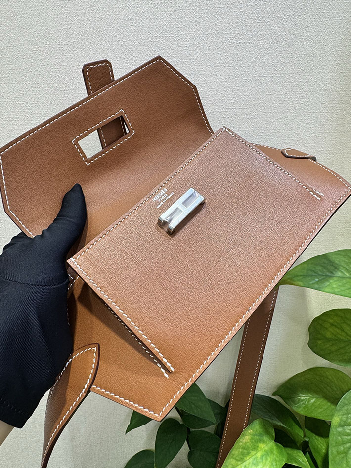 エルメス エラン ポケット 24の通販 HERMES エラン ポケット 24 ゴールド スイフト シルバー金具 2632665 エルメス ボディバッグ - 画像 (3)