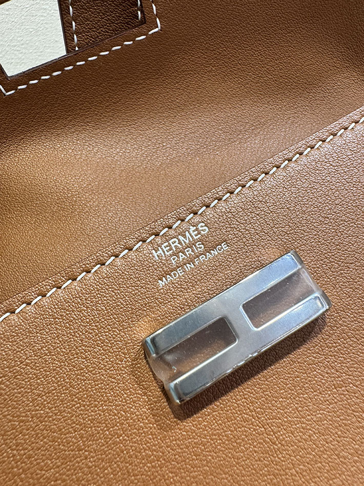 エルメス エラン ポケット 24の通販 HERMES エラン ポケット 24 ゴールド スイフト シルバー金具 2632665 エルメス ボディバッグ - 画像 (2)