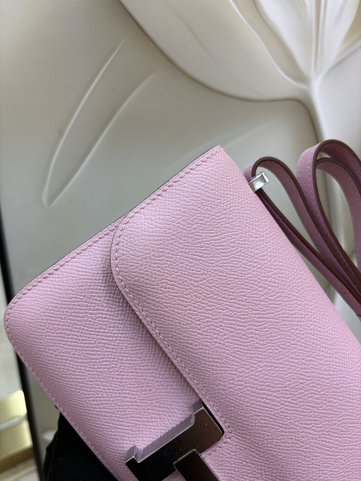エルメス コンスタンス エランの通販 HERMES コンスタンス1 エラン モーヴシルベストル ヴォーエプソン ゴールド金具 H060102CCX9 コンスタンス エラン ピンク - 画像 (7)