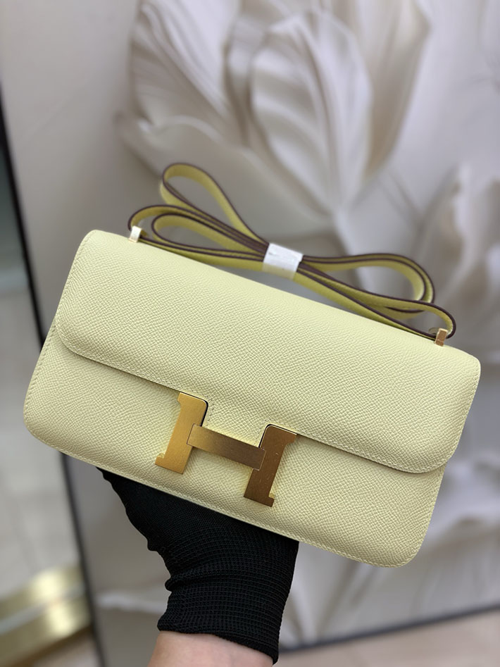 エルメス コンスタンス エランの通販 HERMES コンスタンス1 エラン ジョーヌプッサン ヴォーエプソン シルバー金具 H060102CK1Z エルメス コンスタンス 定価 - 画像 (8)