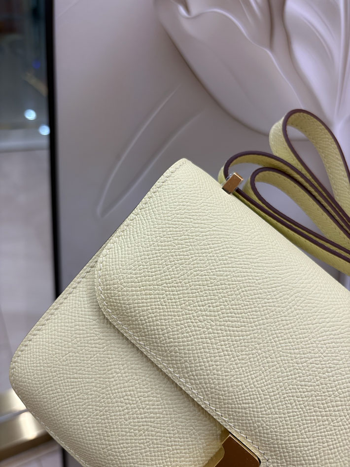 エルメス コンスタンス エランの通販 HERMES コンスタンス1 エラン ジョーヌプッサン ヴォーエプソン シルバー金具 H060102CK1Z エルメス コンスタンス 定価 - 画像 (7)