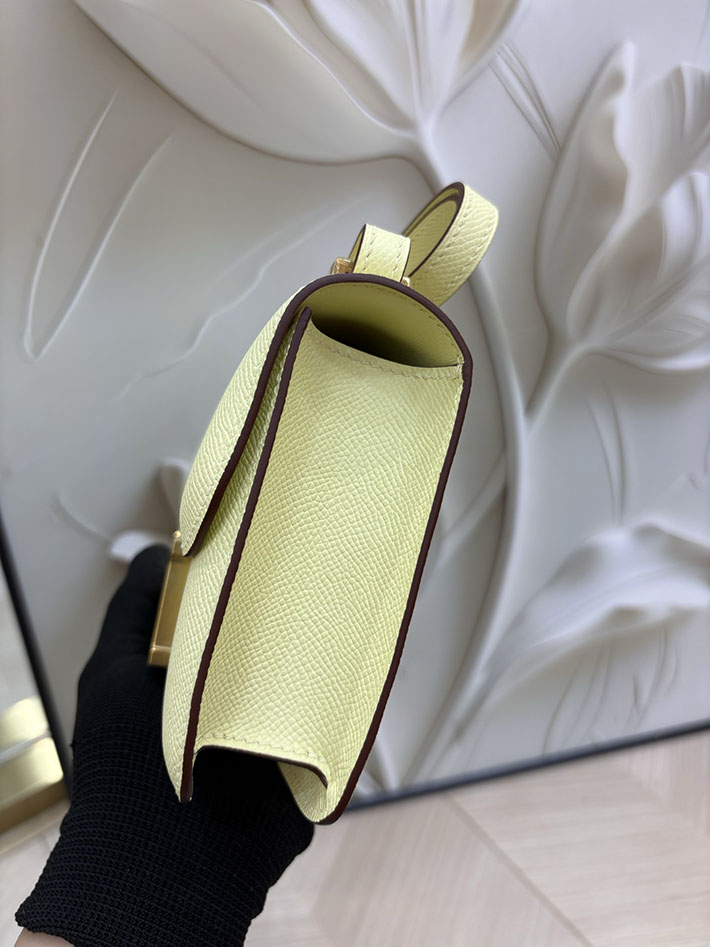 エルメス コンスタンス エランの通販 HERMES コンスタンス1 エラン ジョーヌプッサン ヴォーエプソン シルバー金具 H060102CK1Z エルメス コンスタンス 定価 - 画像 (6)