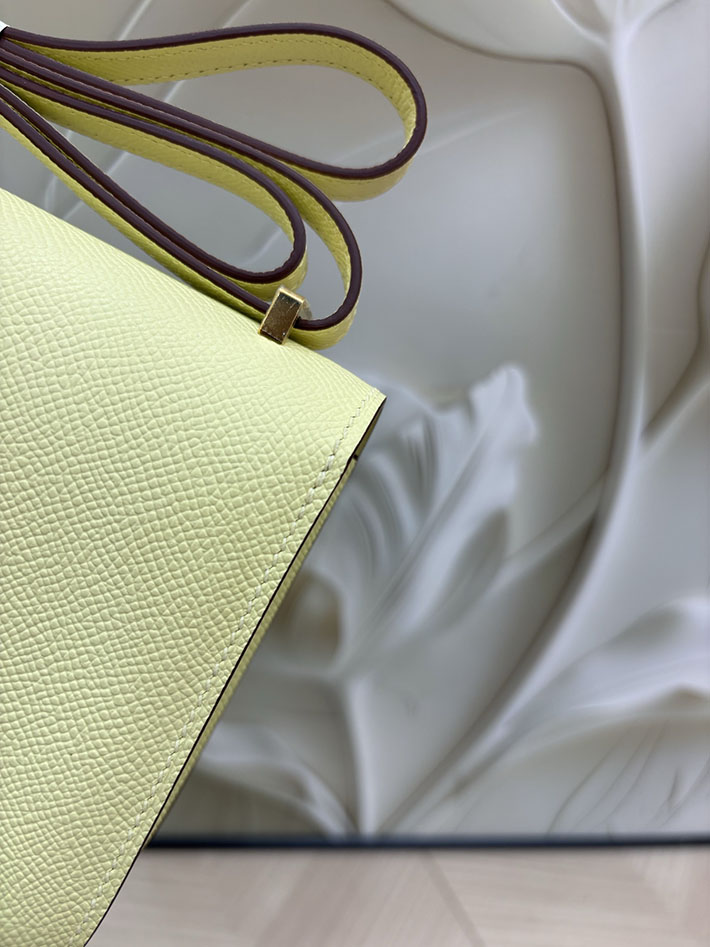エルメス コンスタンス エランの通販 HERMES コンスタンス1 エラン ジョーヌプッサン ヴォーエプソン シルバー金具 H060102CK1Z エルメス コンスタンス 定価 - 画像 (3)