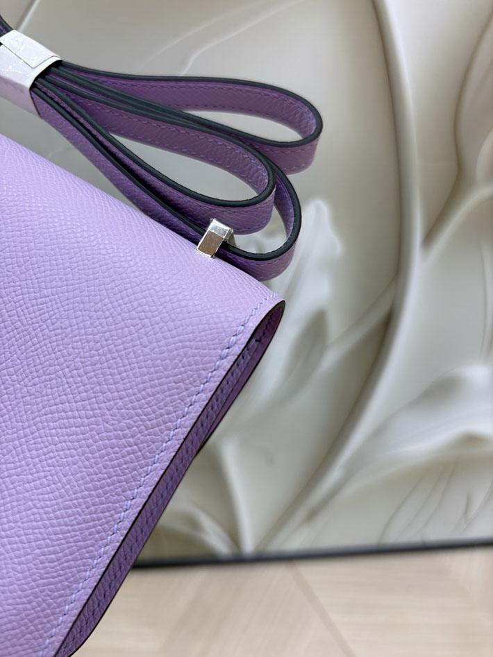 エルメス コンスタンス エランの通販 HERMES コンスタンス1 エラン モーヴシルベストル ヴォーエプソン ゴールド金具 H060102CCX9 エルメス 斜めがけ 新作 - 画像 (4)