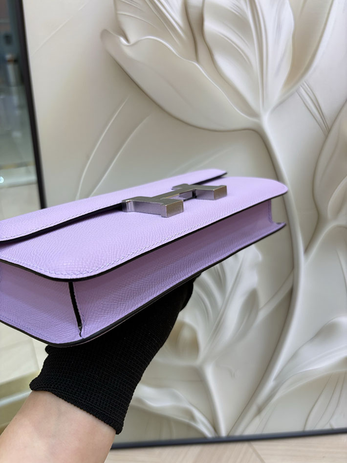 エルメス コンスタンス エランの通販 HERMES コンスタンス1 エラン モーヴシルベストル ヴォーエプソン ゴールド金具 H060102CCX9 エルメス 斜めがけ 新作 - 画像 (3)