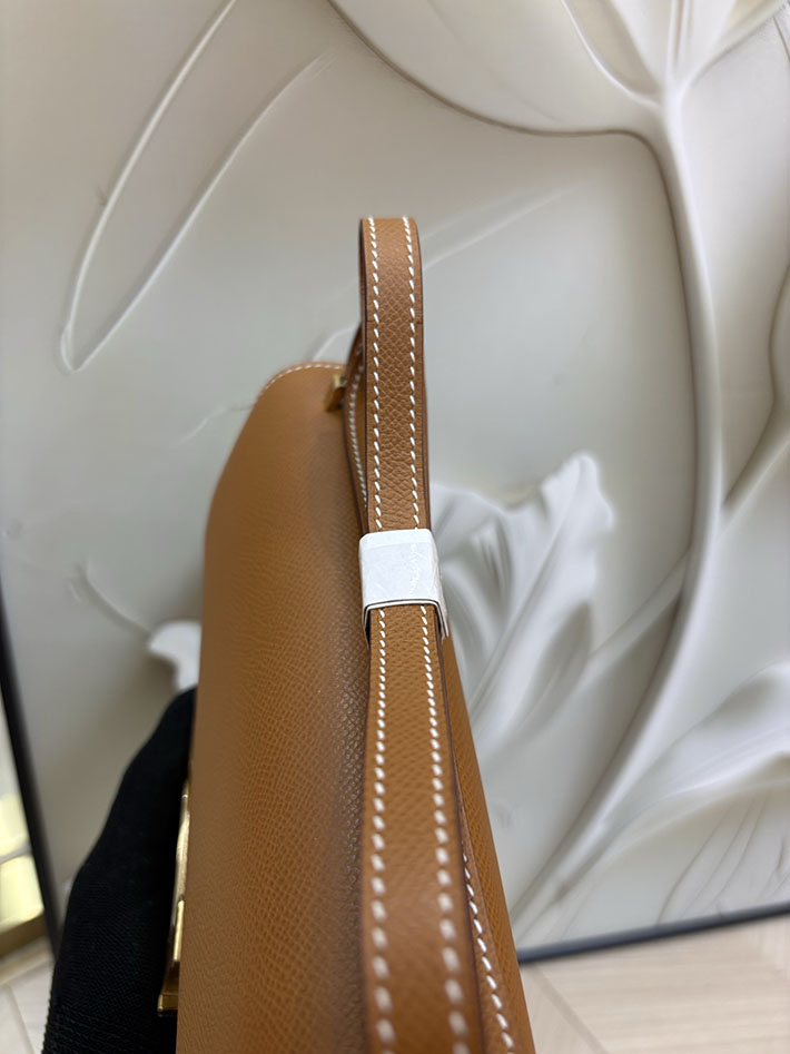 エルメス コンスタンス エランの通販 HERMES コンスタンス1 エラン ゴールド ヴォーエプソン シルバー金具 H060102CK37 エルメス ショルダーバッグ 人気 - 画像 (6)