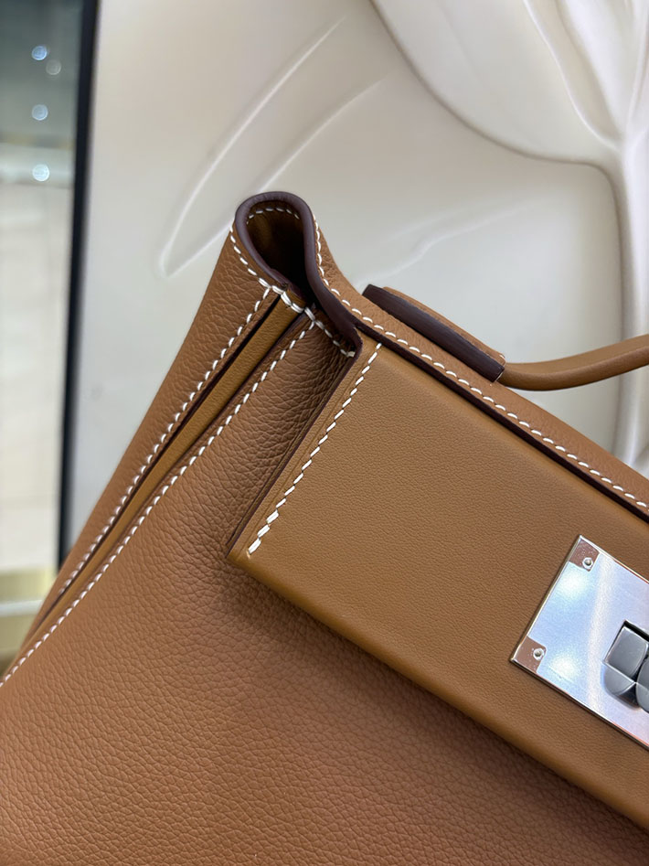 エルメス ヴァンキャトル ミニの通販 HERMES ミニ ヴァンキャトル ゴールド エバーカラー/スイフト シルバー金具 H079218CK37 ヴァンキャトル ミニ 定価 - 画像 (7)