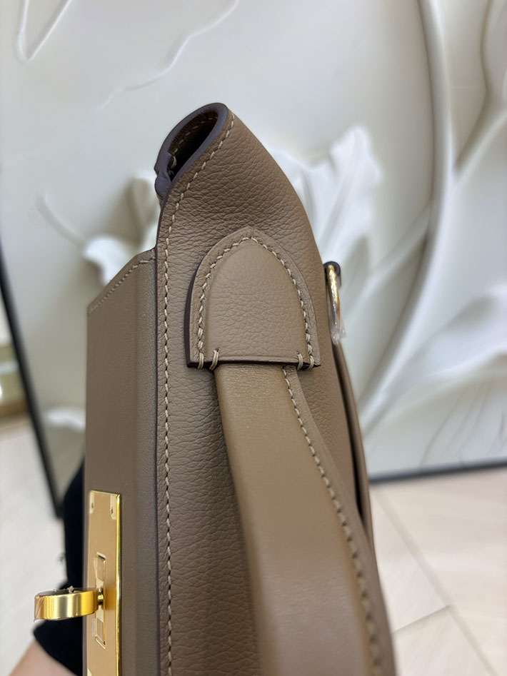 エルメス ヴァンキャトル ミニの通販 HERMES ミニ ヴァンキャトル ベージュドゥワイマール エバーカラー/スイフト ゴールド金具 H079218CCD0 エルメス バッグ レディース - 画像 (6)