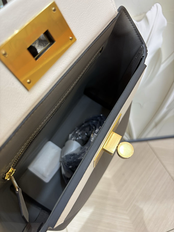 エルメス HERMES ミニ ヴァンキャトル グリメイヤー/ホワイト エバーカラー/スイフト ゴールド金具 2632686 エルメスバッグ 種類 - 画像 (2)