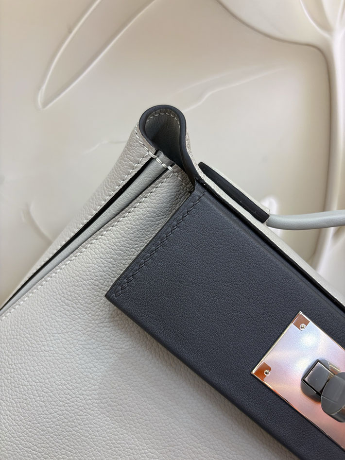 エルメス HERMES ミニ ヴァンキャトル ブルーグラシエ/アルドワーズ エバーカラー/スイフト ゴールド金具 2632688 エルメス 24 24 ミニ - 画像 (8)