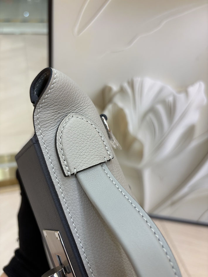 エルメス HERMES ミニ ヴァンキャトル ブルーグラシエ/アルドワーズ エバーカラー/スイフト ゴールド金具 2632688 エルメス 24 24 ミニ - 画像 (7)
