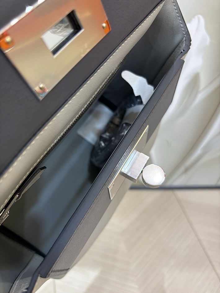 エルメス HERMES ミニ ヴァンキャトル ブルーグラシエ/アルドワーズ エバーカラー/スイフト ゴールド金具 2632688 エルメス 24 24 ミニ - 画像 (2)