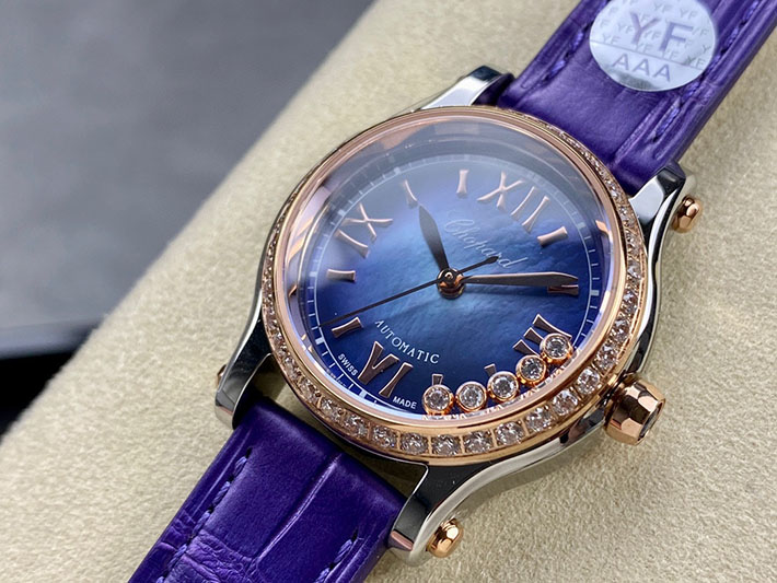 最高級ショパールスーパーコピー CHOPARD Happy Sport ハッピースポーツ 274893-5016 ダイヤモンド5P 2632727 ショパール ハッピースポーツ 廃盤 - 画像 (8)