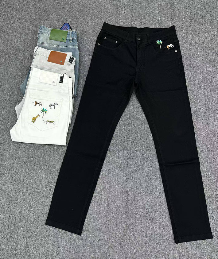 最高級ルイヴィトンスーパーコピー Louis Vuitton 服 2026新作 デニムスケートパンツ 2632804 ヴィトン モノグラム デニムパンツ - 画像 (8)