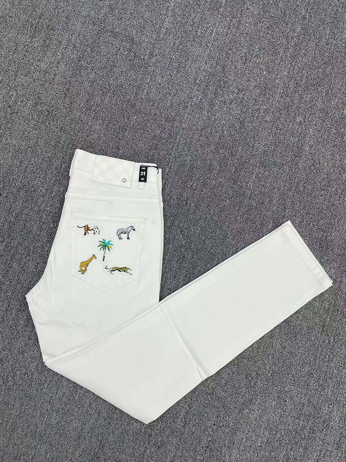 最高級ルイヴィトンスーパーコピー Louis Vuitton 服 2026新作 デニムスケートパンツ 2632804 ヴィトン モノグラム デニムパンツ - 画像 (2)