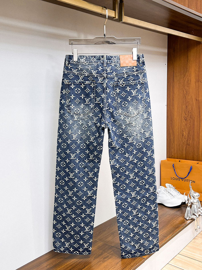 最高級ルイヴィトンスーパーコピー Louis Vuitton 服 2026新作 モノグラムデニムテーラードパンツ 2632828 ルイヴィトン デニムパンツ - 画像 (9)