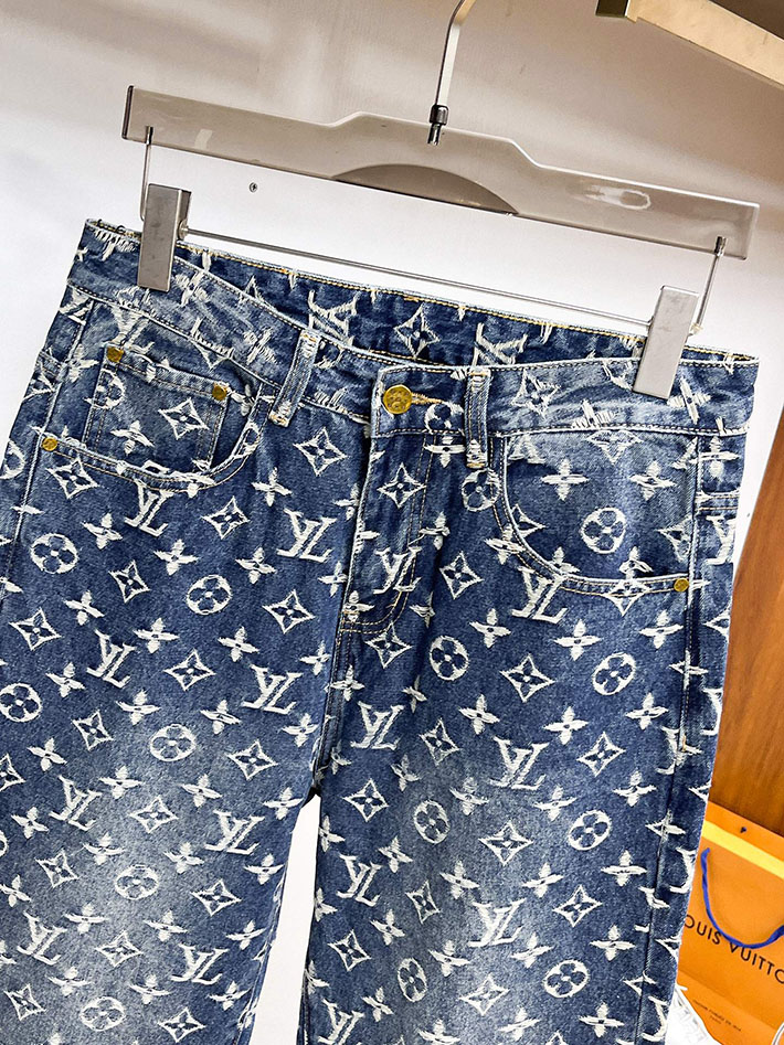 最高級ルイヴィトンスーパーコピー Louis Vuitton 服 2026新作 モノグラムデニムテーラードパンツ 2632828 ルイヴィトン デニムパンツ - 画像 (8)
