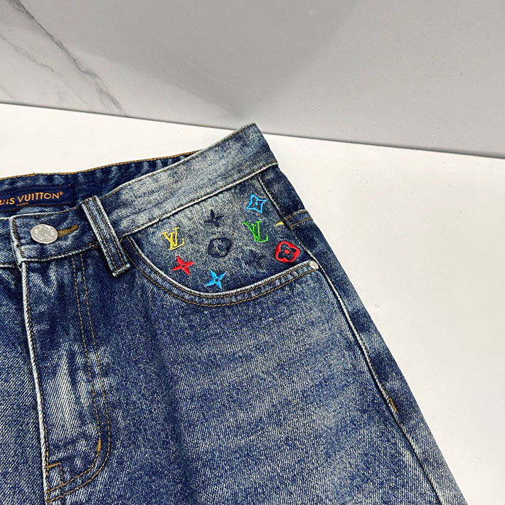 最高級ルイヴィトンスーパーコピー Louis Vuitton 服 2026新作 モノグラム デニムジーンズ 2632838 ヴィトン デニムパンツ セール - 画像 (4)