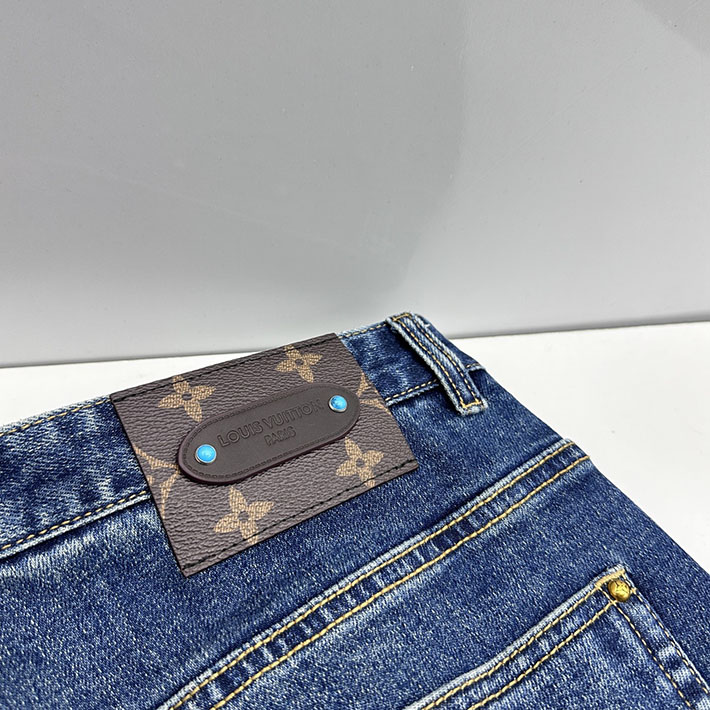 Louis Vuitton 服 2026新作 ルイヴィトンデニムパンツコピー lv デニムジーンズ 芸能人 デニムブランド 2632863 ヴィトン デニム メンズ - 画像 (3)