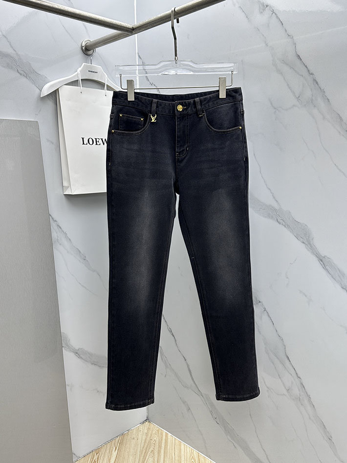Louis Vuitton 服 2026新作 ルイヴィトンデニムパンツコピー lv デニムジーンズ 芸能人 デニムブランド 2632864 ヴィトン デニム モノグラム - 画像 (9)