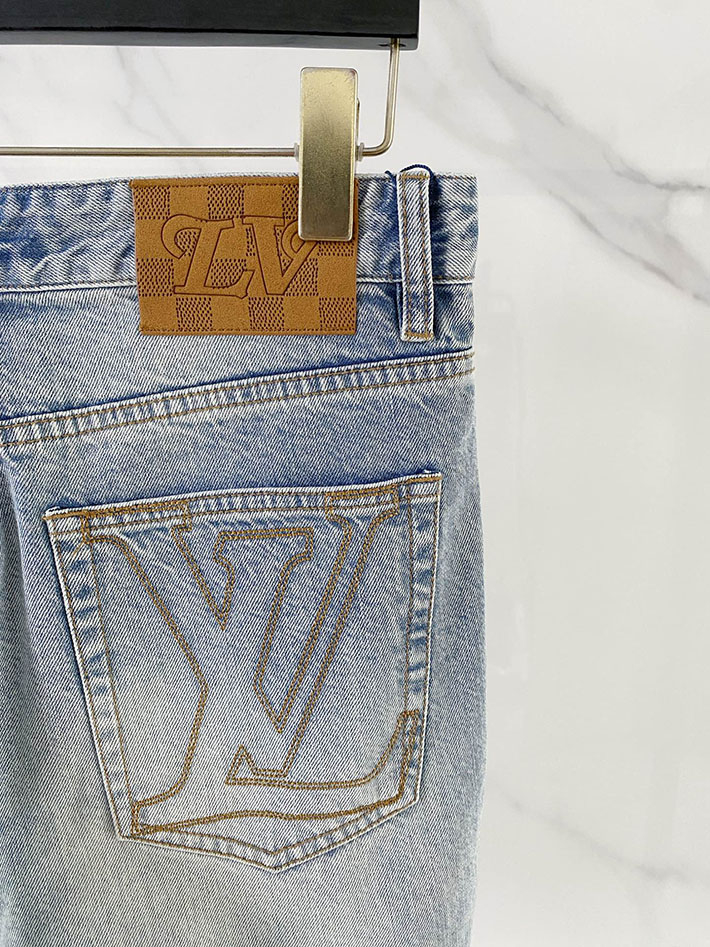 Louis Vuitton 服 2026新作 ルイヴィトンデニムパンツコピー lv デニム ジーンズ メンズ 人気 2632878 ルイヴィトン デニムパンツ メンズ - 画像 (3)