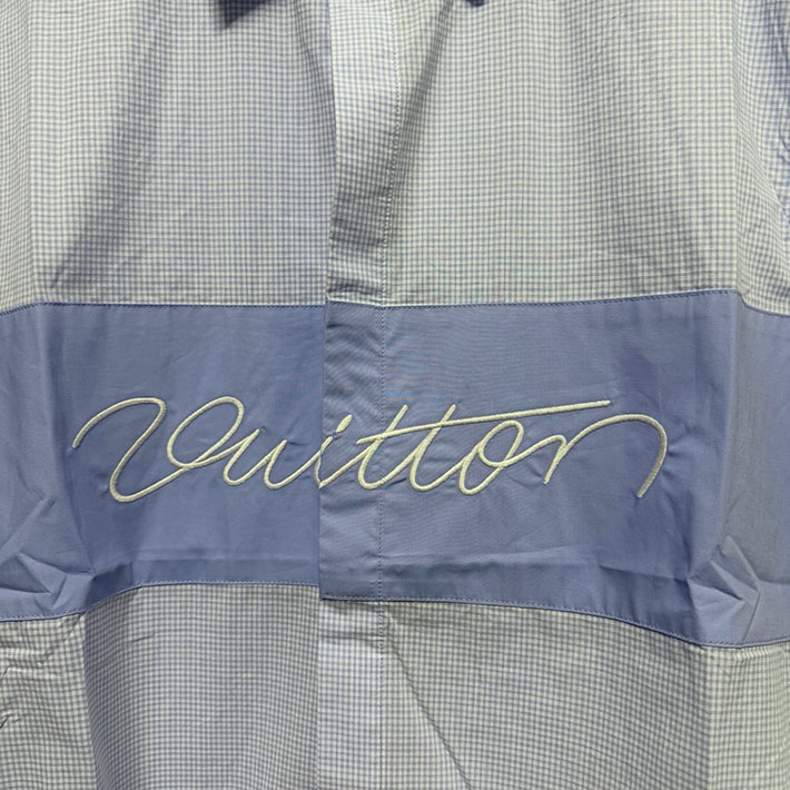 最高級ルイヴィトンスーパーコピー Louis Vuitton エンブロイダリー シグネチャー ショートスリーブシャツ 2632884 ヴィトン セットアップ メンズ - 画像 (13)