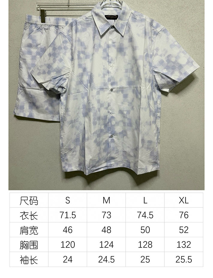 最高級ルイヴィトンスーパーコピー Louis Vuitton エンブロイダリー シグネチャー ショートスリーブシャツ 2632886 ルイヴィトン 服 セットアップ - 画像 (3)