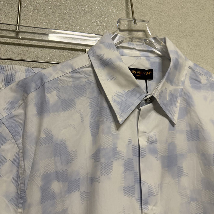 最高級ルイヴィトンスーパーコピー Louis Vuitton エンブロイダリー シグネチャー ショートスリーブシャツ 2632886 ルイヴィトン 服 セットアップ - 画像 (9)