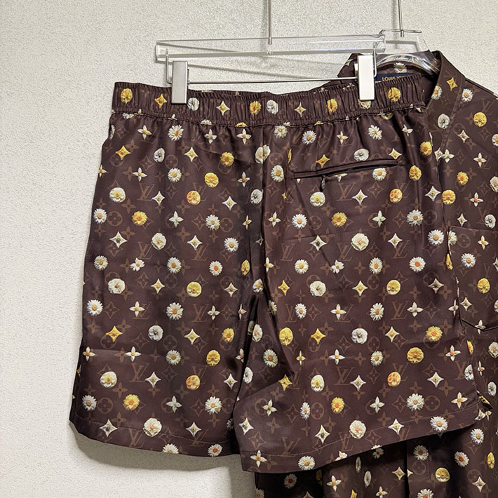 最高級ルイヴィトンスーパーコピー Louis Vuitton モノグラム プリント ショートスリーブ シルクシャツ 1AJRJC ルイヴィトン モノグラム シャツ メンズ - 画像 (5)