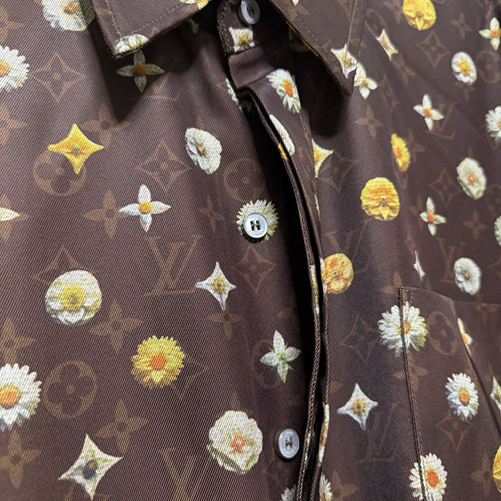 最高級ルイヴィトンスーパーコピー Louis Vuitton モノグラム プリント ショートスリーブ シルクシャツ 1AJRJC ルイヴィトン モノグラム シャツ メンズ - 画像 (14)