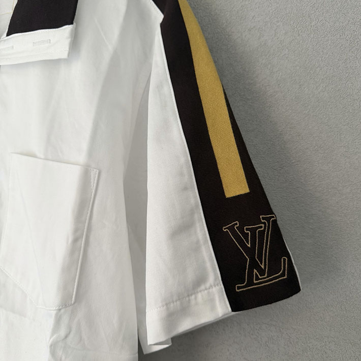 最高級ルイヴィトンスーパーコピー Louis Vuitton バイカラー ウォームアップ ショートスリーブシャツ 1AJREV ルイヴィトン シャツ 新作 - 画像 (8)