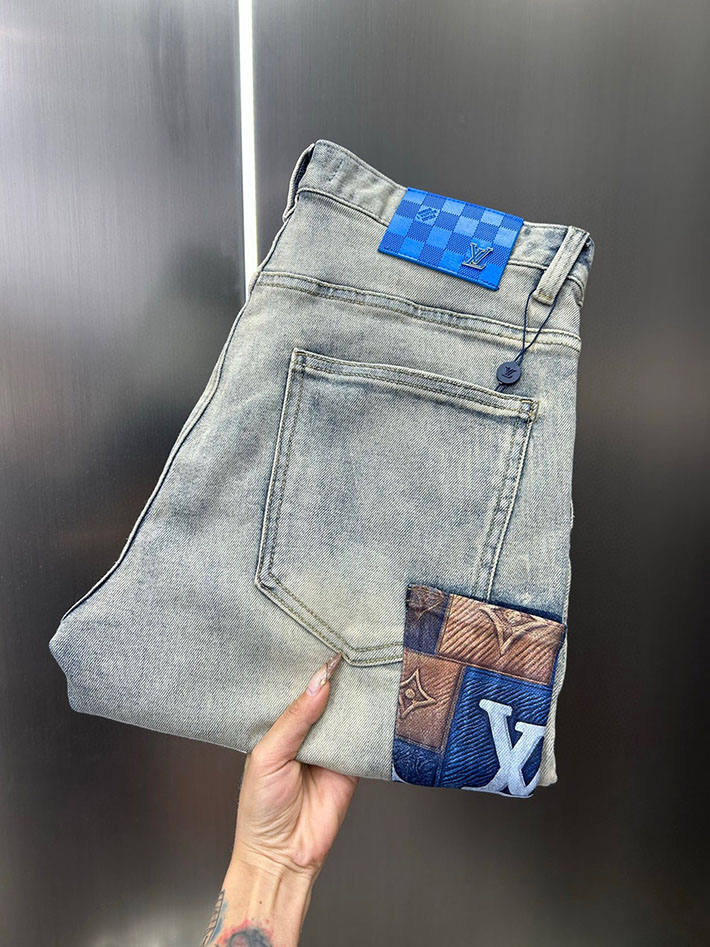 Louis Vuitton 服 2026新作 ルイヴィトンデニムパンツコピー lv デニム ジーンズ メンズ 人気 2632902 ルイヴィトン デニムパンツ 安い - 画像 (4)