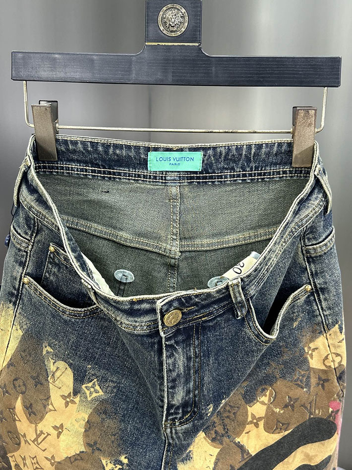 Louis Vuitton 服 2026新作 ルイヴィトンデニムパンツコピー lv デニム ジーンズ メンズ 人気 2632904 ルイヴィトン デニムパンツ セール - 画像 (4)