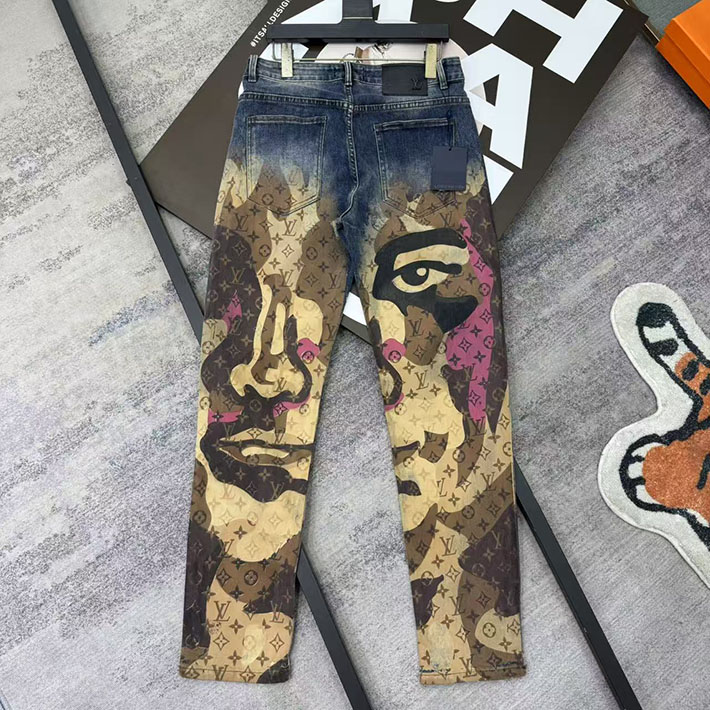 Louis Vuitton デニムパンツ 服 2026新作 直営通販 ルイヴィトン モノグラム デニム パンツ 人気 2632906 ルイヴィトン デニムパンツ メンズ - 画像 (4)