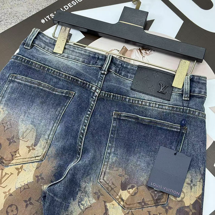 Louis Vuitton デニムパンツ 服 2026新作 直営通販 ルイヴィトン モノグラム デニム パンツ 人気 2632906 ルイヴィトン デニムパンツ メンズ - 画像 (3)