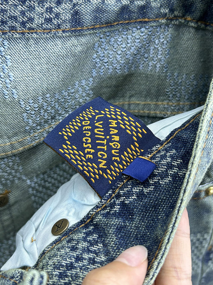 Louis Vuitton デニムパンツ 服 2026新作 直営通販 ルイヴィトン ダミエデニム スケートパンツ 2632907 ヴィトン デニム 新作 - 画像 (5)