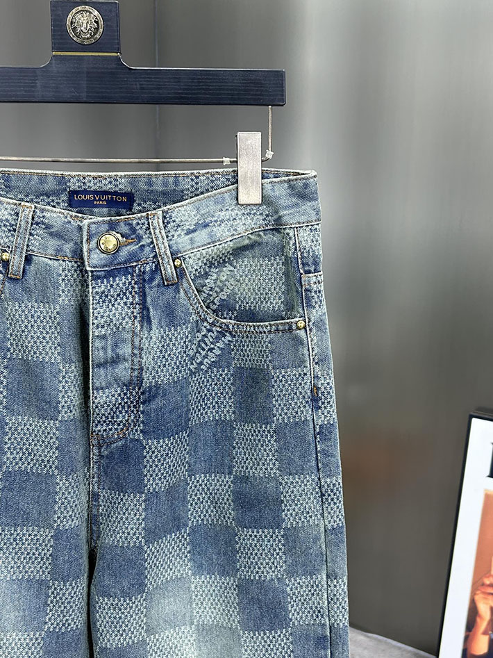 Louis Vuitton デニムパンツ 服 2026新作 直営通販 ルイヴィトン ダミエデニム スケートパンツ 2632907 ヴィトン デニム 新作 - 画像 (13)