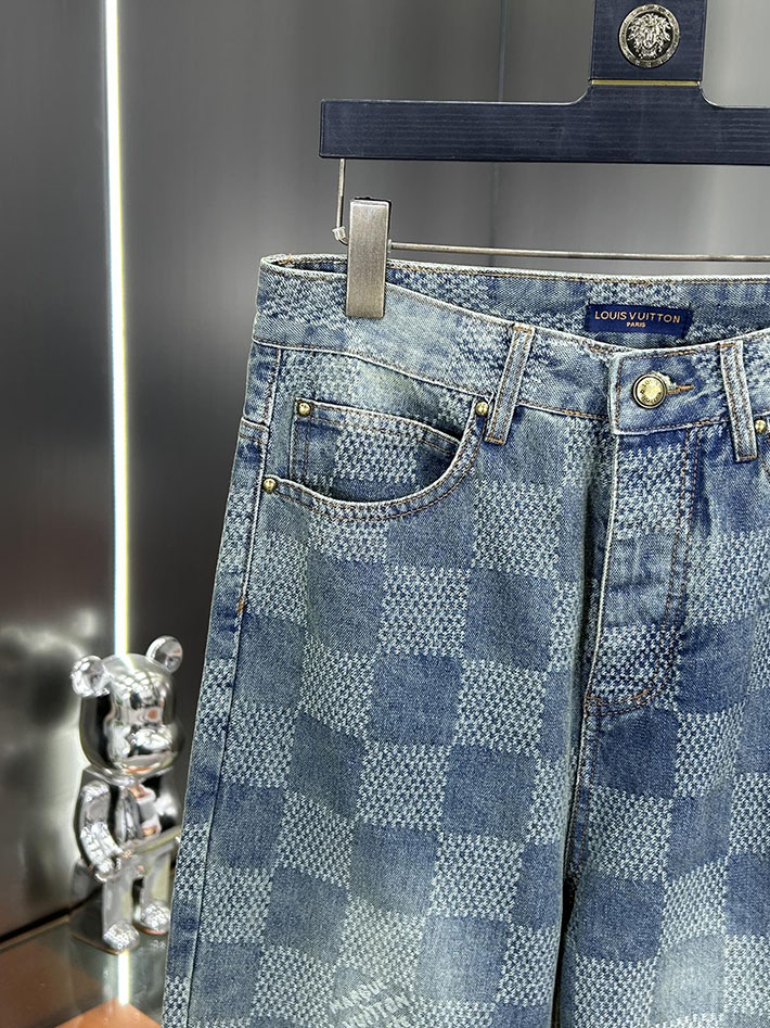 Louis Vuitton デニムパンツ 服 2026新作 直営通販 ルイヴィトン ダミエデニム スケートパンツ 2632907 ヴィトン デニム 新作 - 画像 (12)