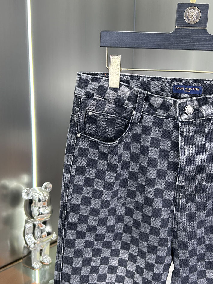Louis Vuitton デニムパンツ 服 2026新作 直営通販 ルイヴィトン ダミエデニム スケートパンツ 1AJUQB ルイヴィトン デニムジーパン - 画像 (12)