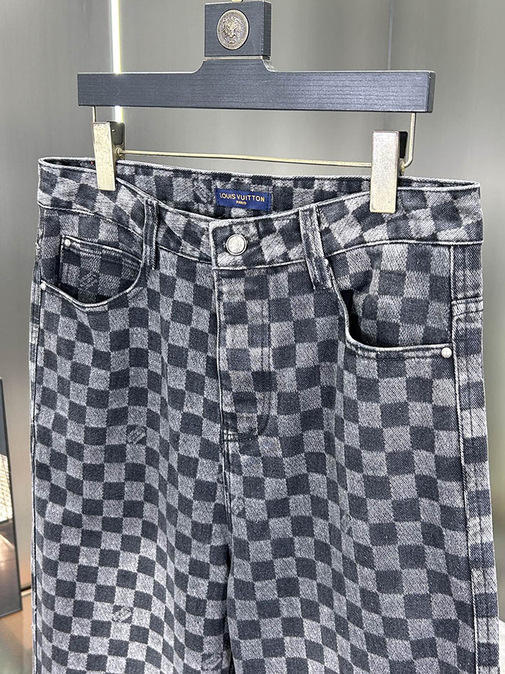 Louis Vuitton デニムパンツ 服 2026新作 直営通販 ルイヴィトン ダミエデニム スケートパンツ 1AJUQB ルイヴィトン デニムジーパン - 画像 (8)