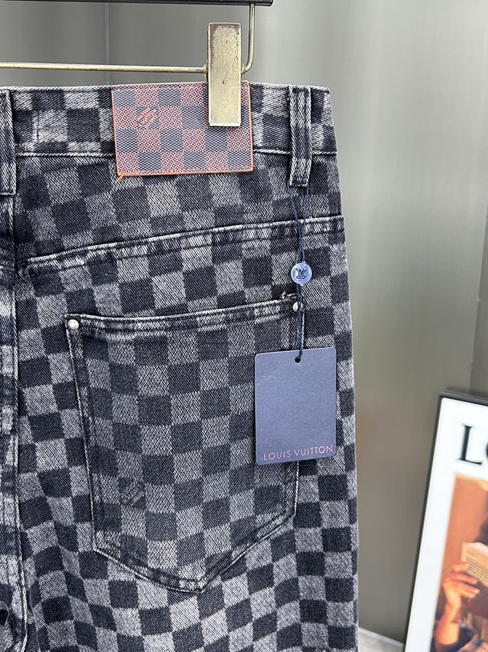 Louis Vuitton デニムパンツ 服 2026新作 直営通販 ルイヴィトン ダミエデニム スケートパンツ 1AJUQB ルイヴィトン デニムジーパン - 画像 (7)