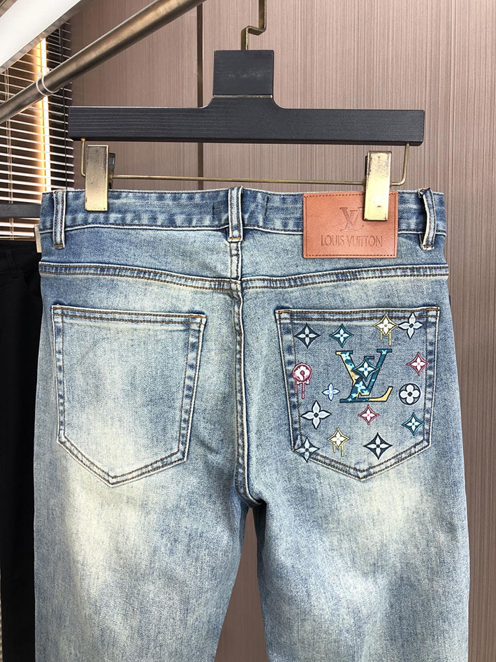 Louis Vuitton デニムパンツ 服 2026新作 直営通販 ルイヴィトン モノグラム デニム パンツ 人気 2632910 ルイヴィトン デニムジーパン 新作 - 画像 (3)