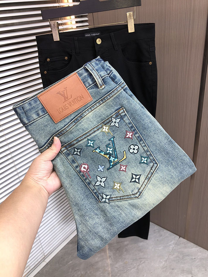 Louis Vuitton デニムパンツ 服 2026新作 直営通販 ルイヴィトン モノグラム デニム パンツ 人気 2632910 ルイヴィトン デニムジーパン 新作 - 画像 (2)
