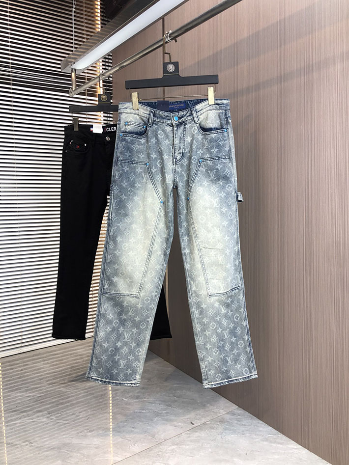 Louis Vuitton デニムパンツ 服 2026新作 直営通販 ルイヴィトン モノグラム デニム パンツ 人気 2632911 ルイヴィトン デニムジーパン 安い - 画像 (2)