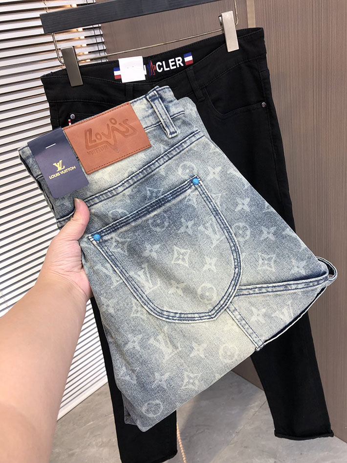 Louis Vuitton デニムパンツ 服 2026新作 直営通販 ルイヴィトン モノグラム デニム パンツ 人気 2632911 ルイヴィトン デニムジーパン 安い - 画像 (3)