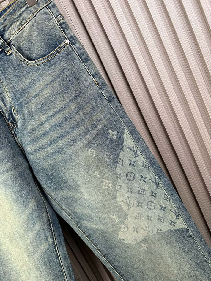Louis Vuitton デニムパンツ 服 2026新作 直営通販 ルイヴィトン モノグラム デニム パンツ 人気 2632914 ルイヴィトン デニムジーパン メンズ - 画像 (4)