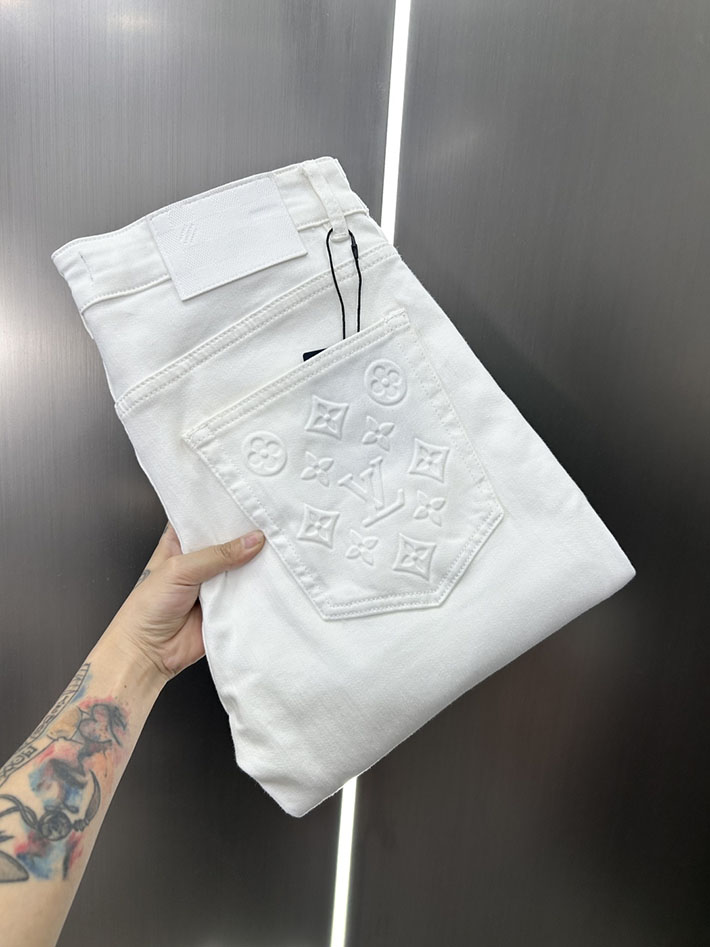Louis Vuitton デニムパンツ 服 2026新作 直営通販 ルイヴィトン モノグラム デニム パンツ 人気 2632915 ヴィトン デニム メンズ - 画像 (2)