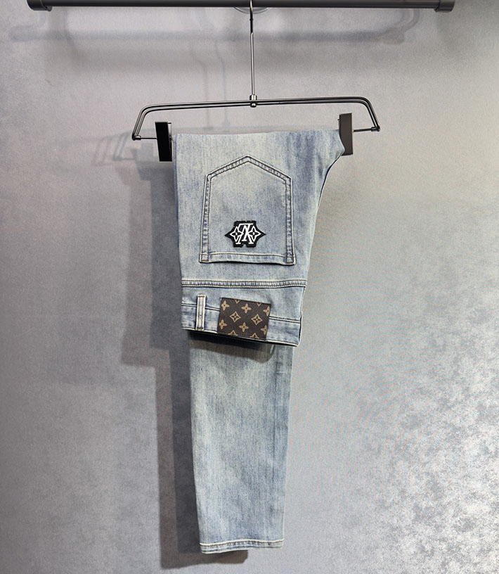Louis Vuitton デニムパンツ 服 2026新作 直営通販 ルイヴィトン モノグラム デニム パンツ 人気 2632918 ヴィトン パンツ 新作 - 画像 (2)