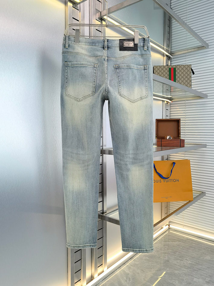 最高級ルイヴィトンスーパーコピー Louis Vuitton 2026新作 デニムパンツ メンズ スキニーデニムパンツ 2632926 Louis Vuitton デニムパンツ - 画像 (9)